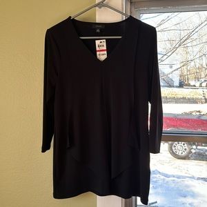 Black dress top by Alfani